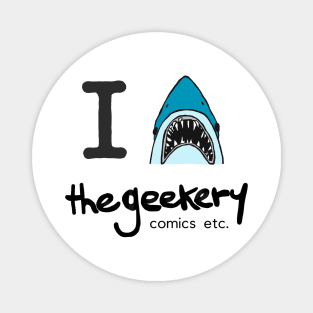 I 🦈 the geekery Magnet